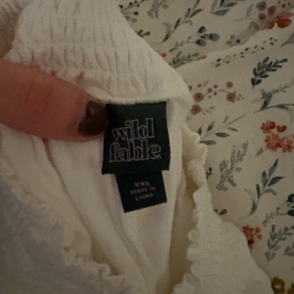 White linen flowy pants - Picture 2 of 2